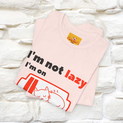 ''I am Not Lazy...'' Cat T-Shirt | Nunu&Miao Studio - Nunu&Miao Studio