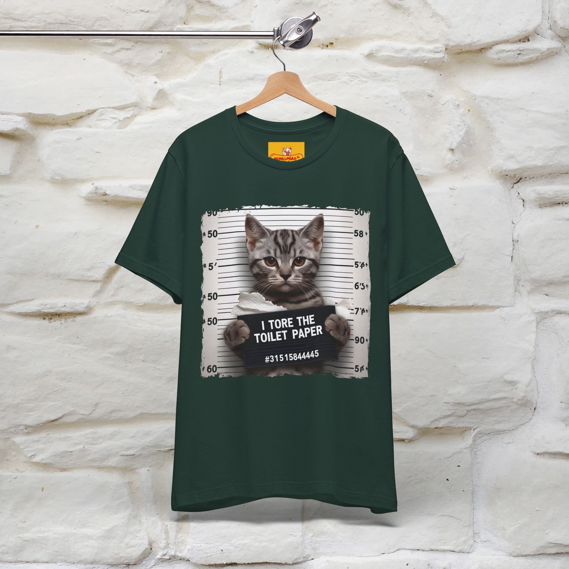 ''I Tore The Toilet Paper'' | Funny Cat T-Shirt | Nunu&Miao Studio - Nunu&Miao Studio