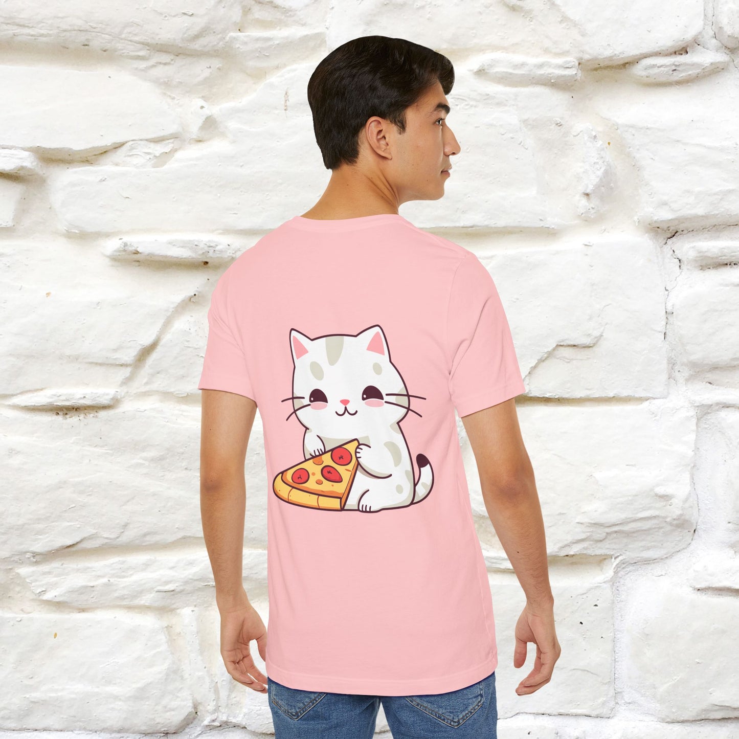 "I Love Pizza"| Cat T-shirt | Nunu&Miao Studio - Nunu&Miao Studio