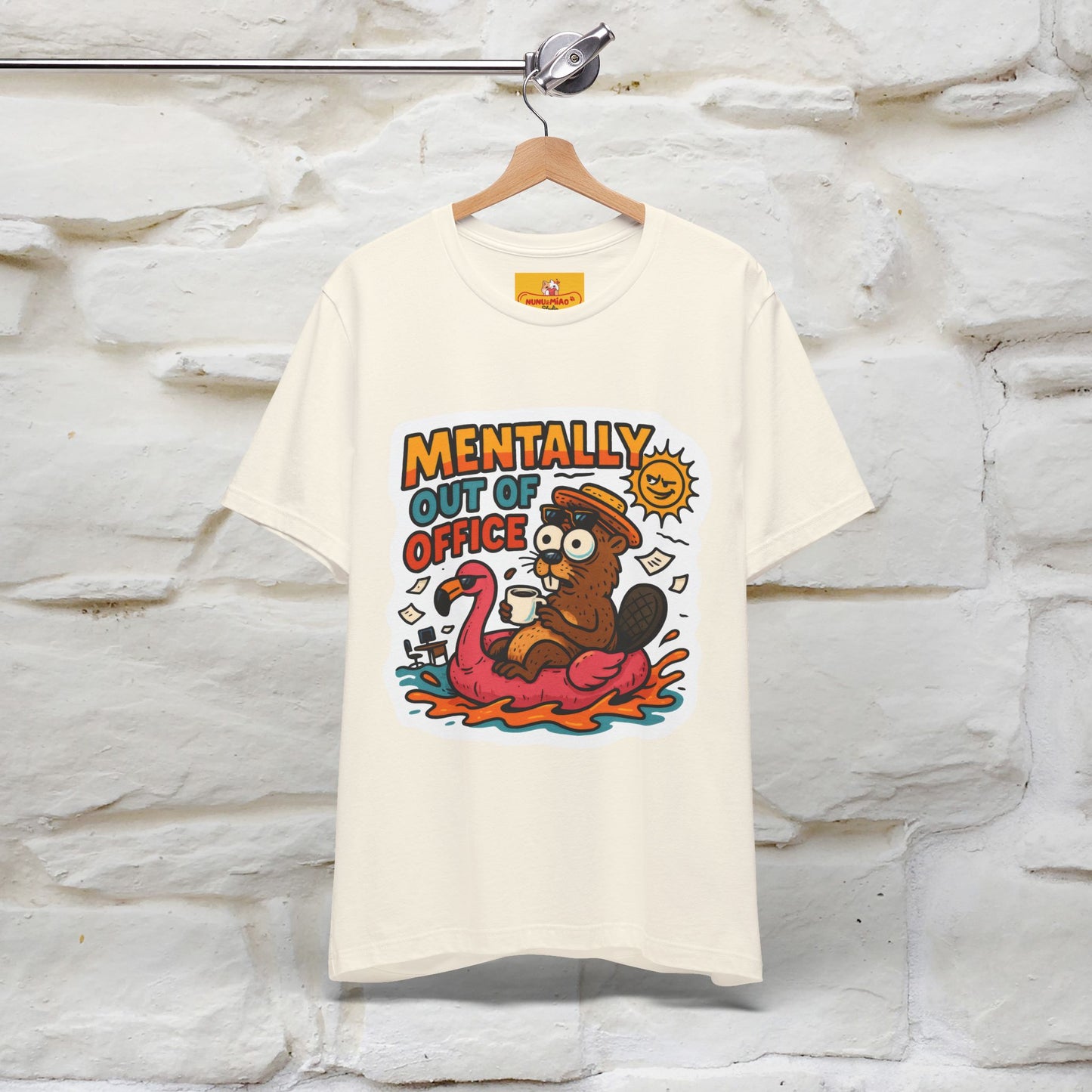 ''Mentally Out Of Office''|  Sarcastic Cat T-Shirt | Nunu&Miao Studio