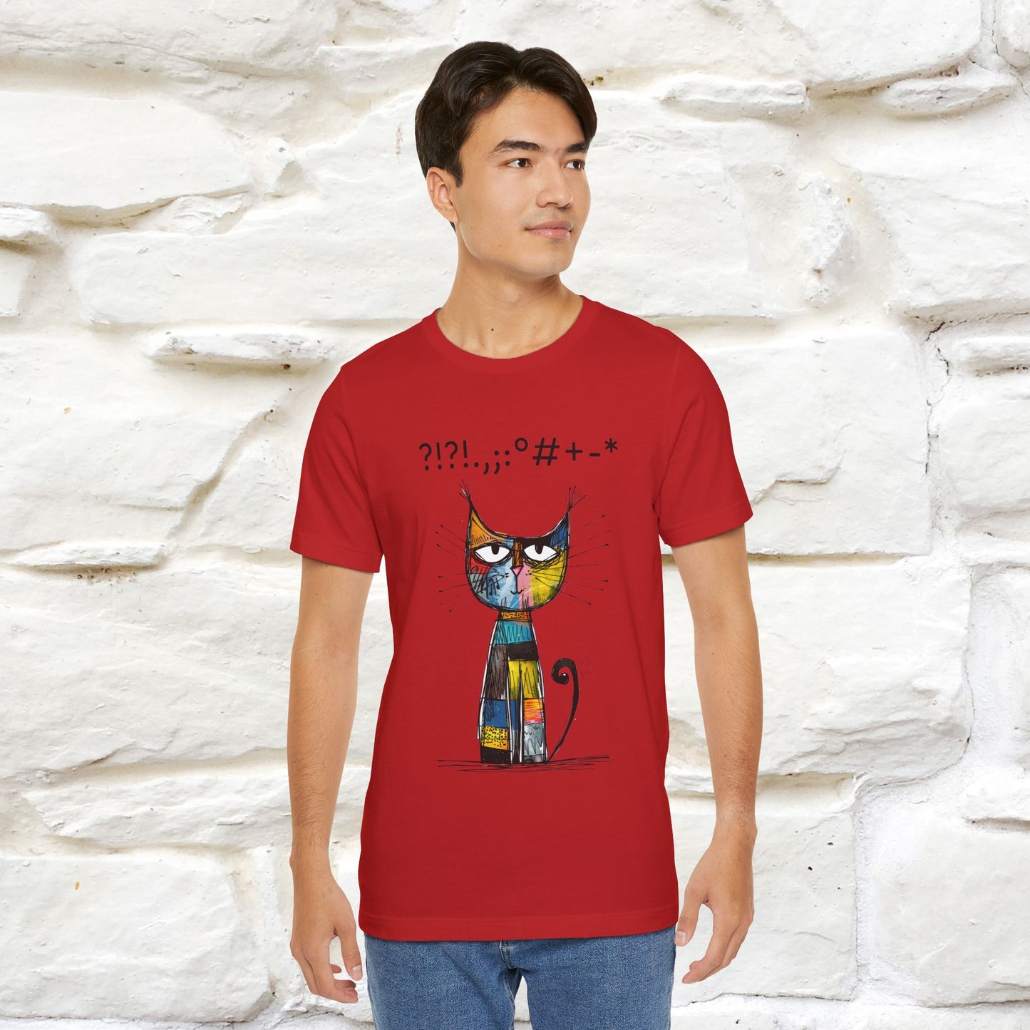 "Enigma" Cat T-shirt |Nunu&Miao Studio - Nunu&Miao Studio
