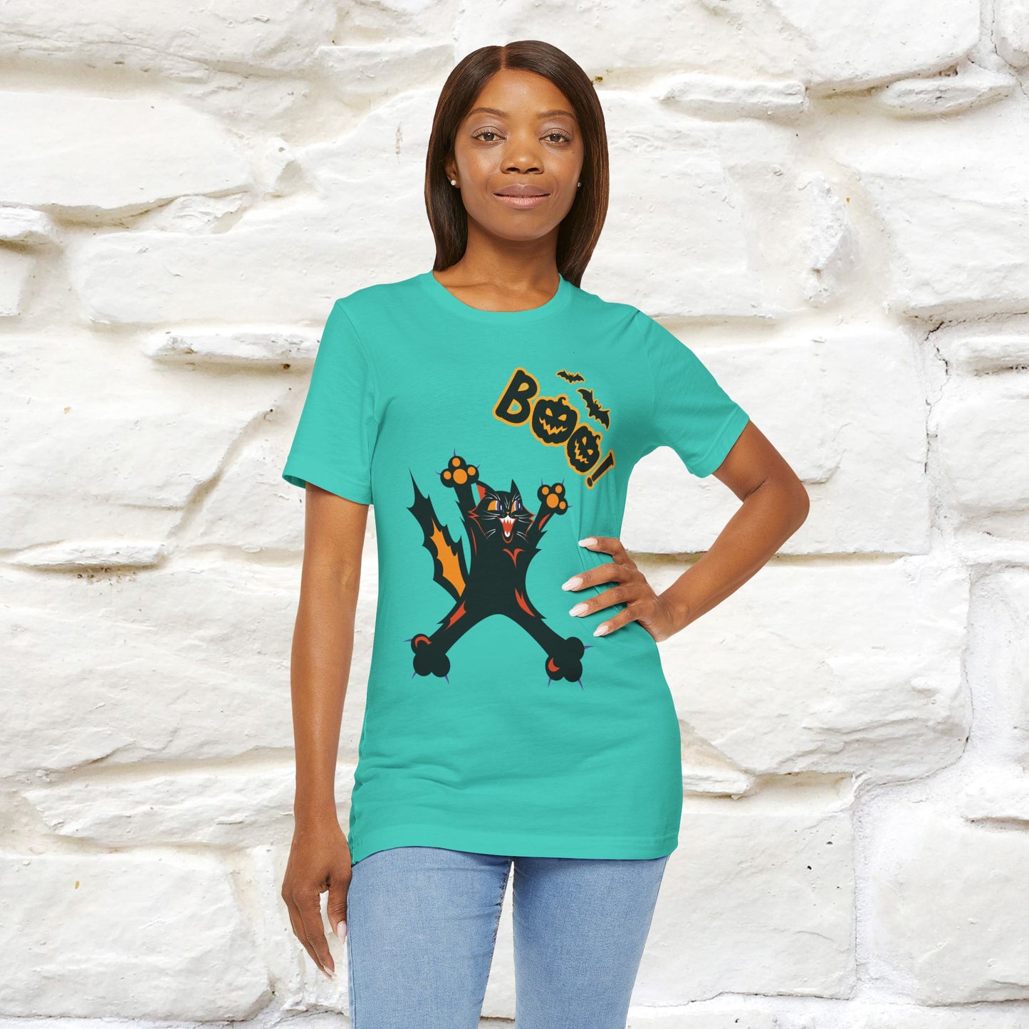 "Boo" Cat  T-shirt |Nunu&Miao Studio - Nunu&Miao Studio