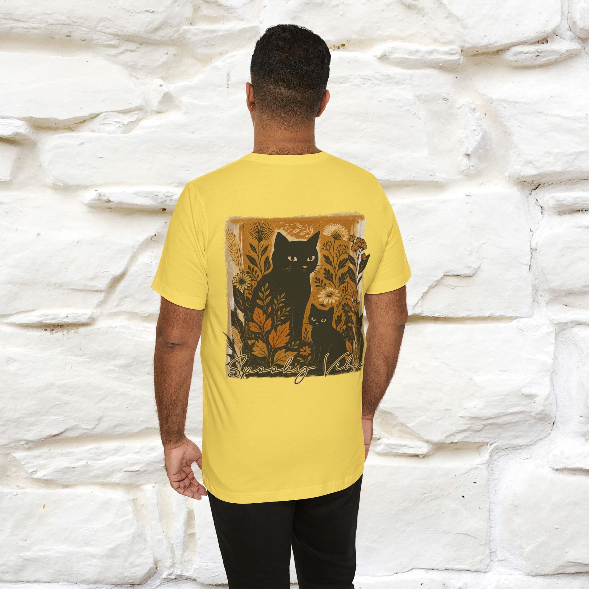 "Spooky Vibes" Cat T-shirt |Nunu&Miao Studio - Nunu&Miao Studio