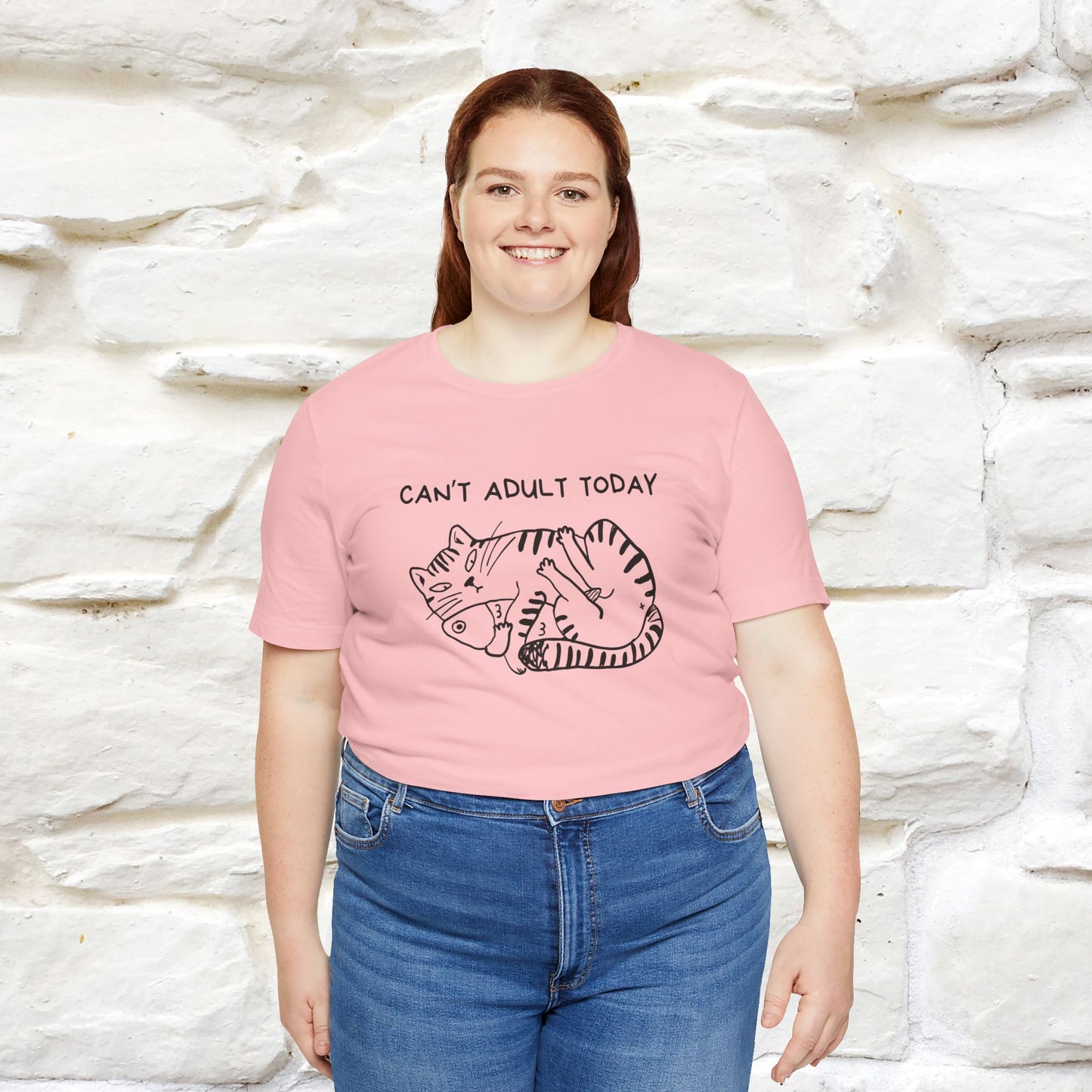 "Can't Adult Today" |Cat T-Shirt | Nunu&Miao Studio - Nunu&Miao Studio