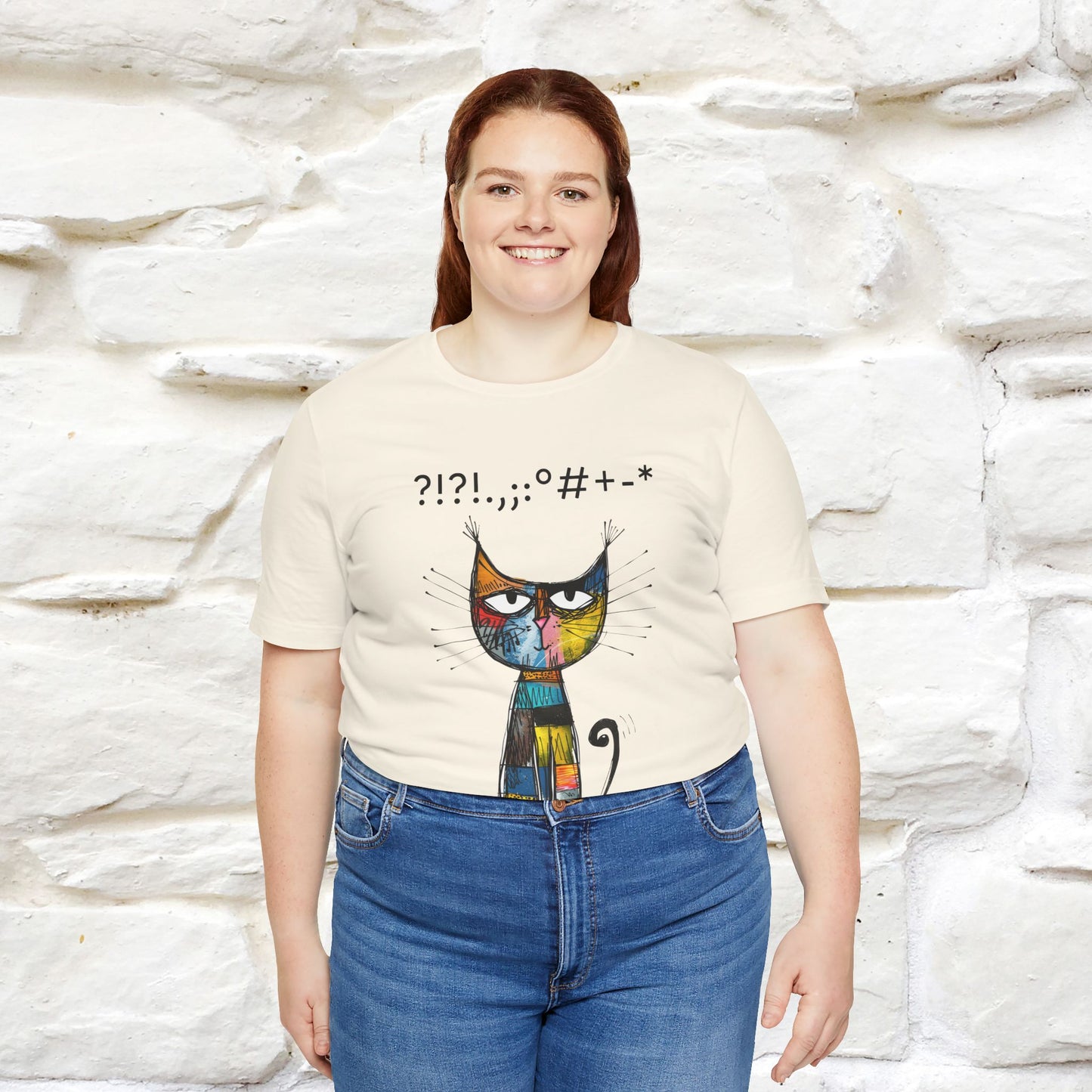 "Enigma" Cat T-shirt |Nunu&Miao Studio - Nunu&Miao Studio