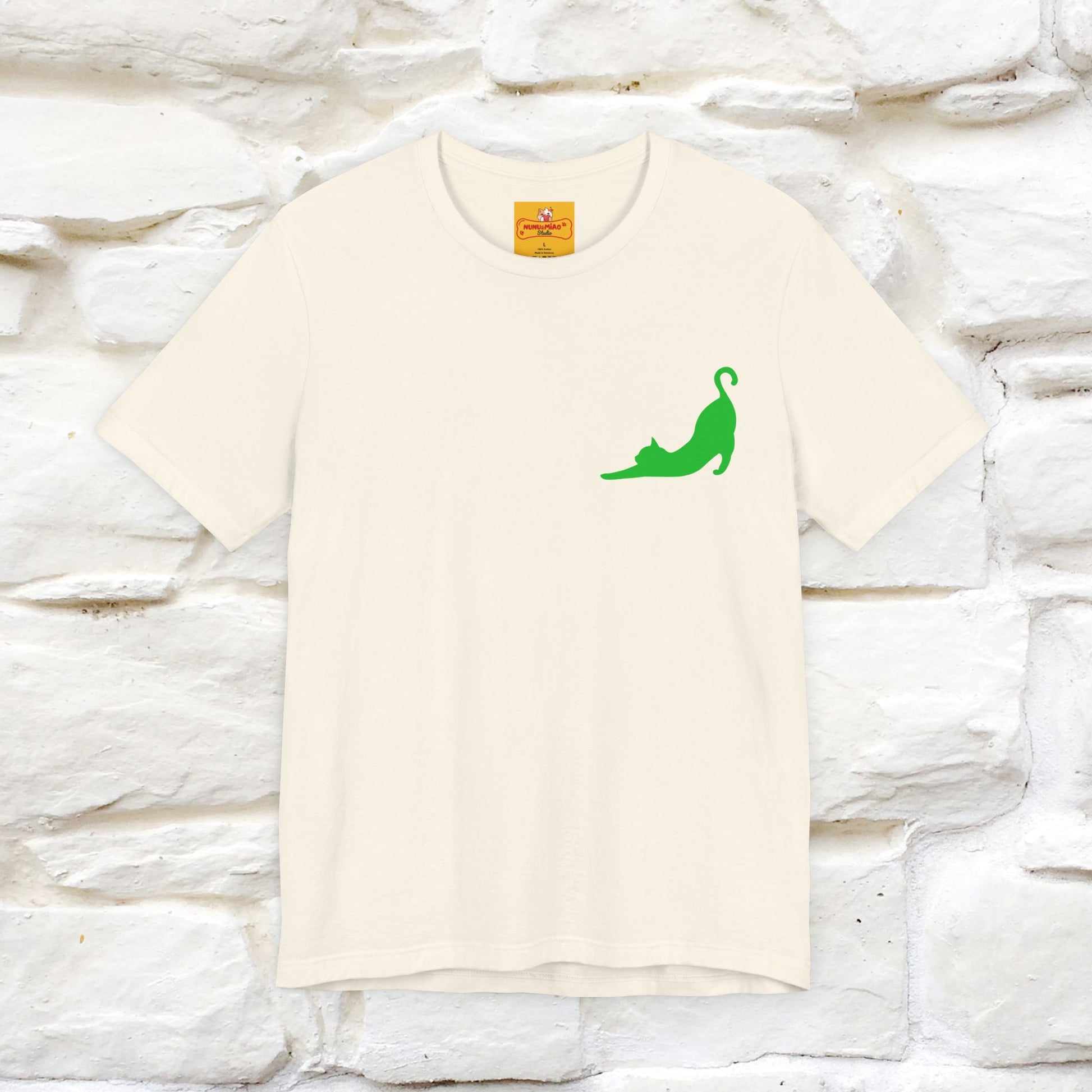 "Take a Deep Breath & Try All Over Again" Cat T-Shirt| Front & Back Design | Nunu&Miao Studio - Nunu&Miao Studio