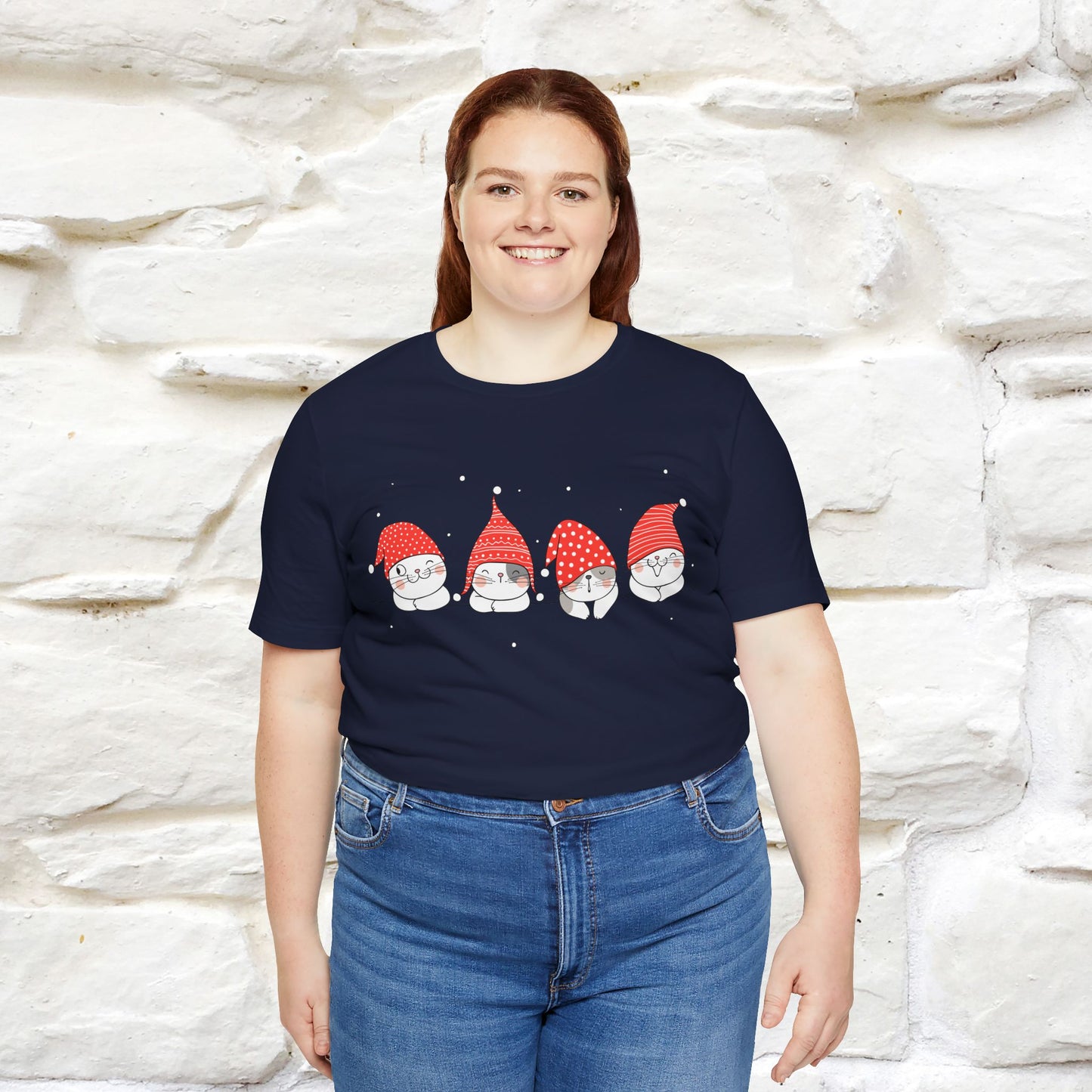 ''Christmas Cute'' |Cats T-shirt | Nunu&Miao Studio - Nunu&Miao Studio