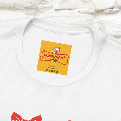 "The Third Eye'' Cat T-Shirt Front and Back Design | Nunu&Miao Studio - Nunu&Miao Studio