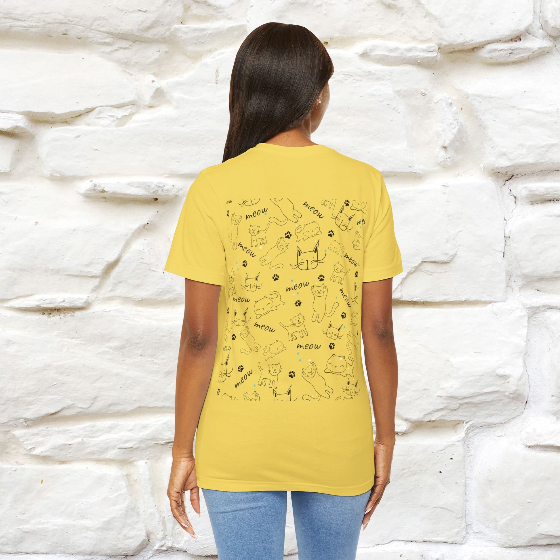 "Antidepressants" Cat T-Shirt | Front & Back Design | Nunu&Miao Studio - Nunu&Miao Studio