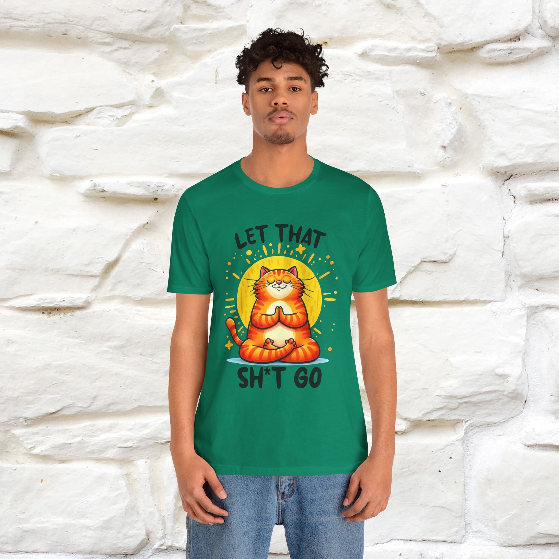 "Let That Sh*t Go" Cat T-shirt |Nunu&Miao Studio - Nunu&Miao Studio