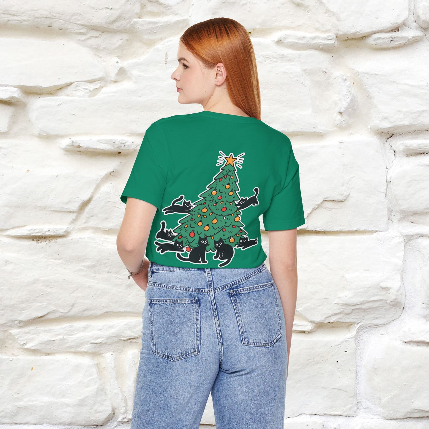 “Cat Christmas Tree” | Cat T-Shirt | Nunu&Miao Studio