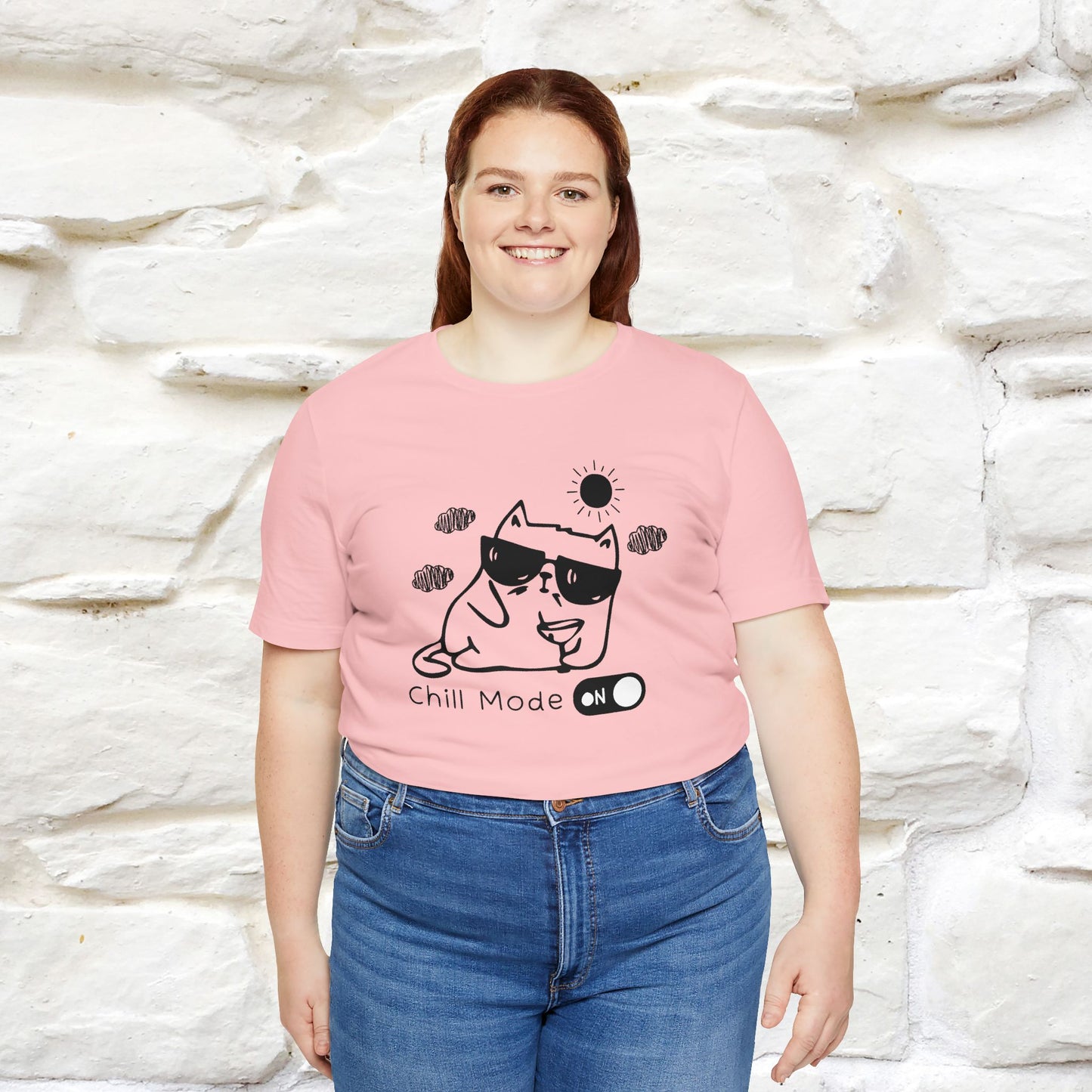 ''Chill Mode on'' Cat T-Shirt | Nunu&Miao Studio