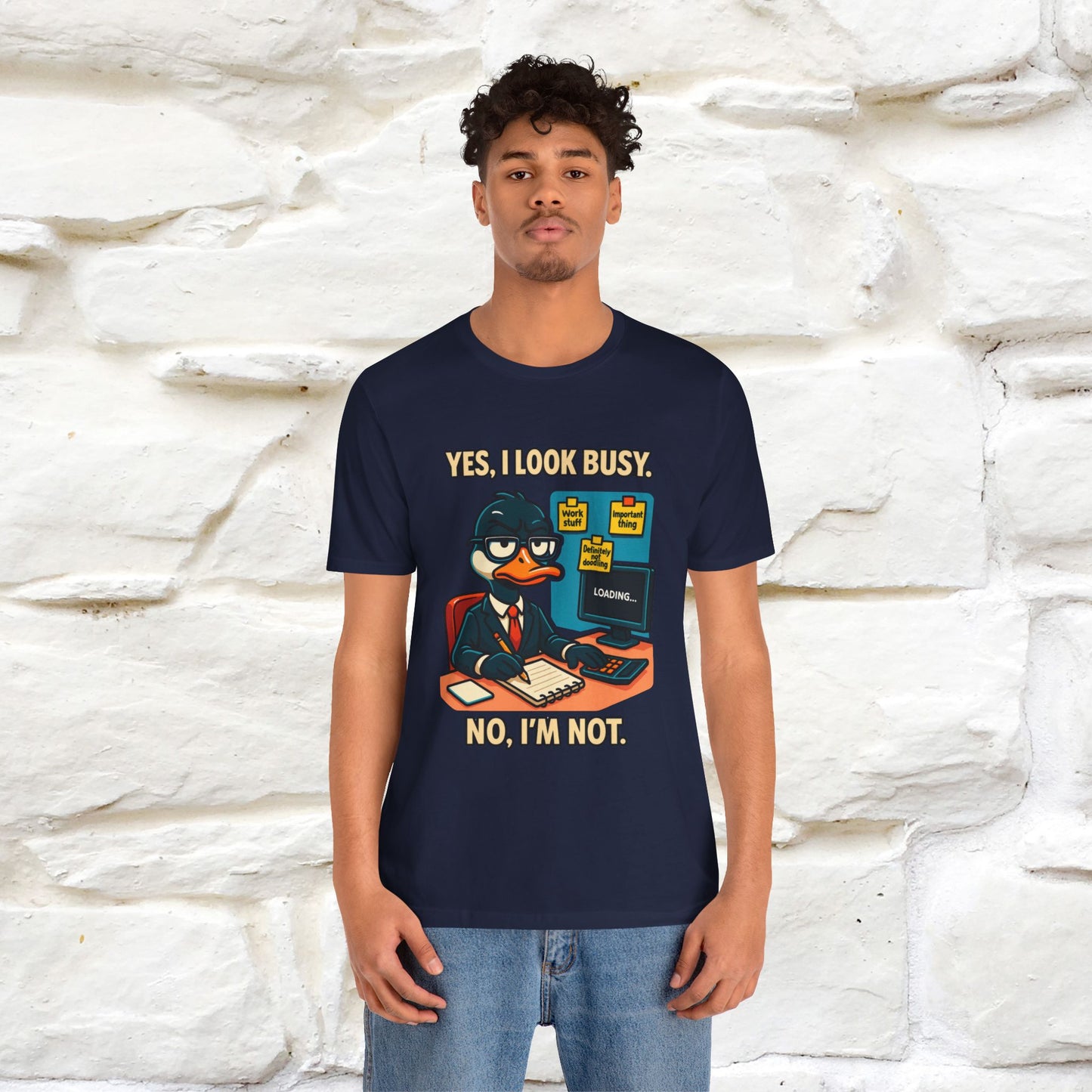 ''Yes, I Look Busy. No I'm Not.''|  Sarcastic Cat T-Shirt | Nunu&Miao Studio