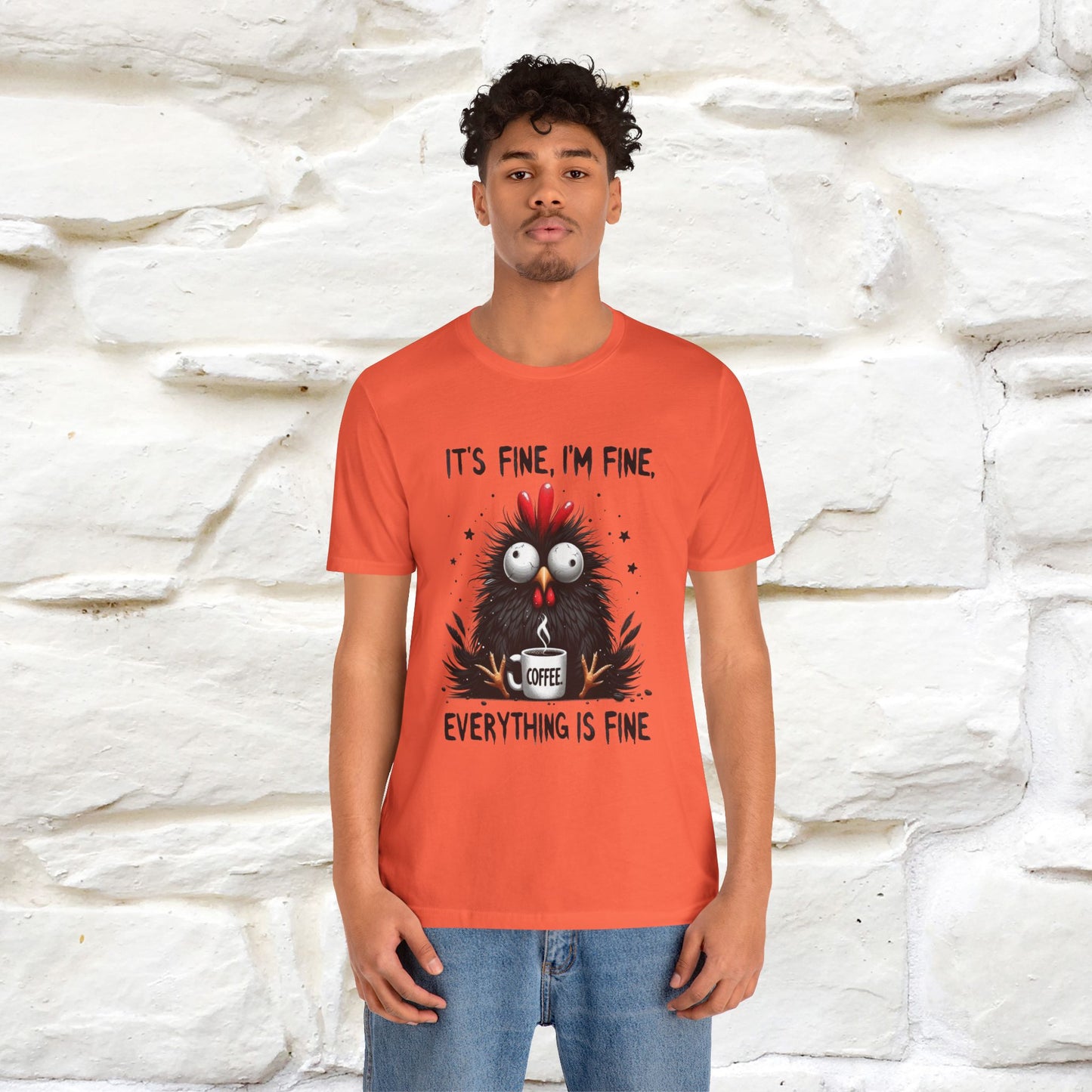 "Everything Is Fine" |Funny T-Shirt | Nunu&Miao Studio - Nunu&Miao Studio