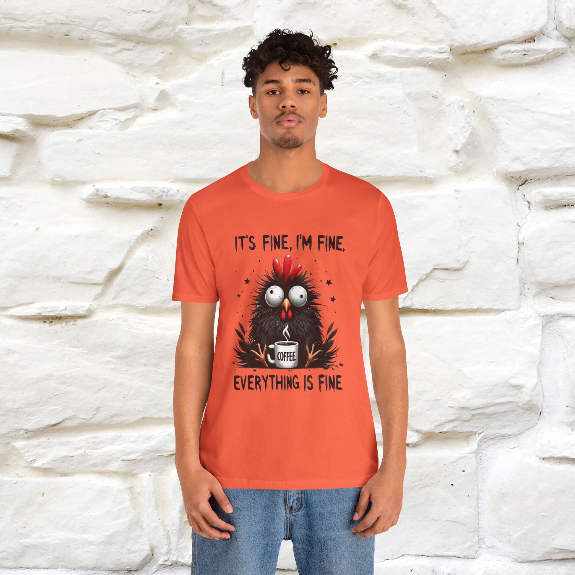 "Everything Is Fine" |Funny T-Shirt | Nunu&Miao Studio - Nunu&Miao Studio