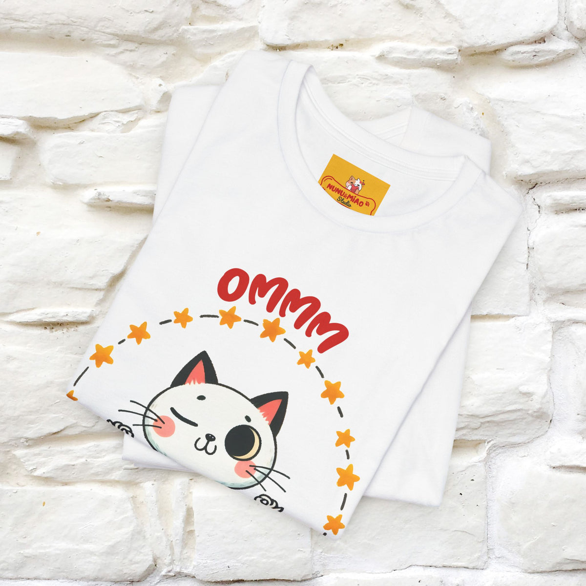 ''Ommm, Keep Calm'' Cat T-Shirt | Nunu&Miao Studio