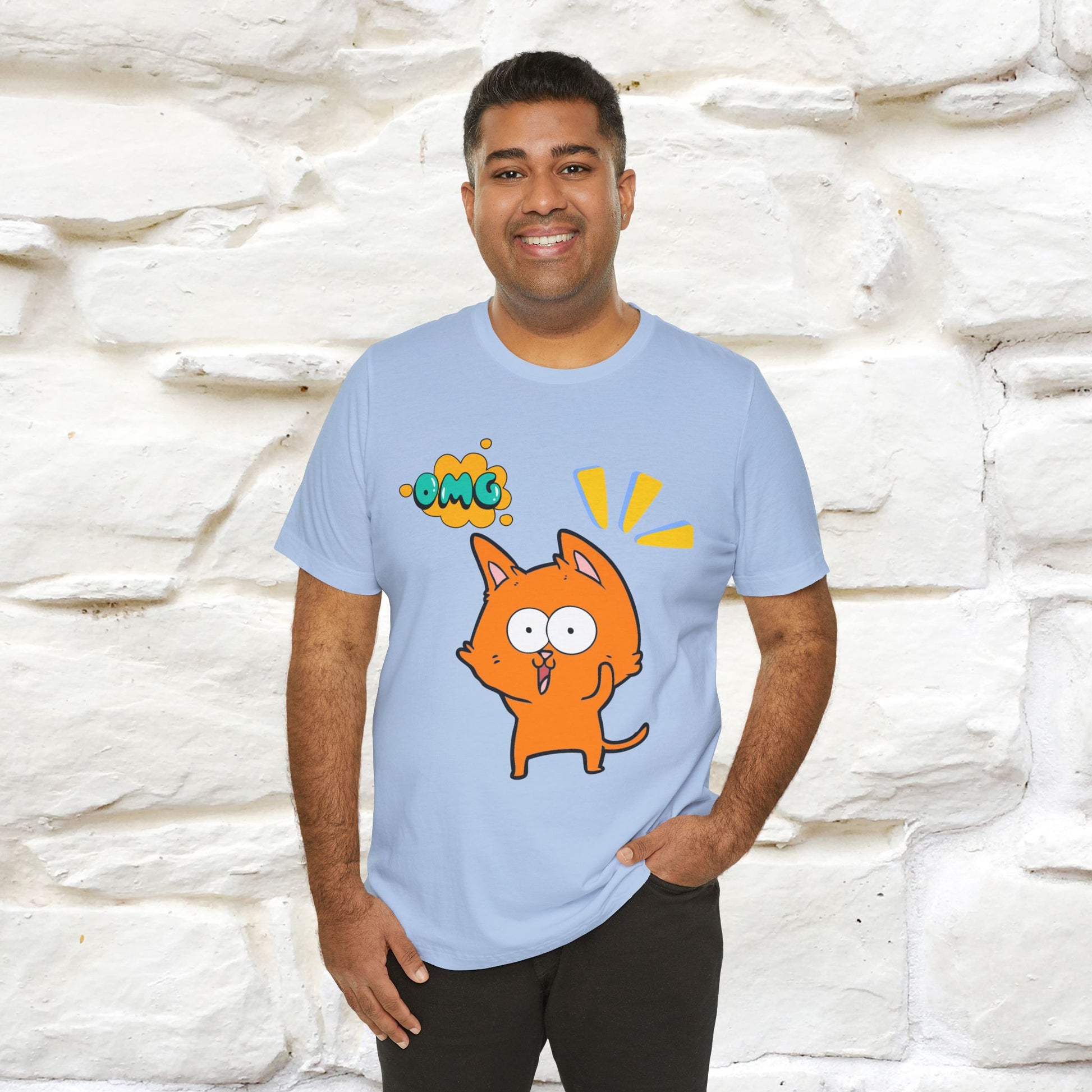 ''Oh My God'' Cat T-Shirt | Nunu&Miao Studio - Nunu&Miao Studio