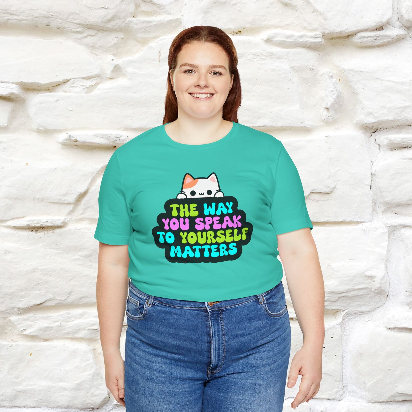 "The Way You Speak To Yourself Matters" |Cat T-Shirt | Nunu&Miao Studio - Nunu&Miao Studio
