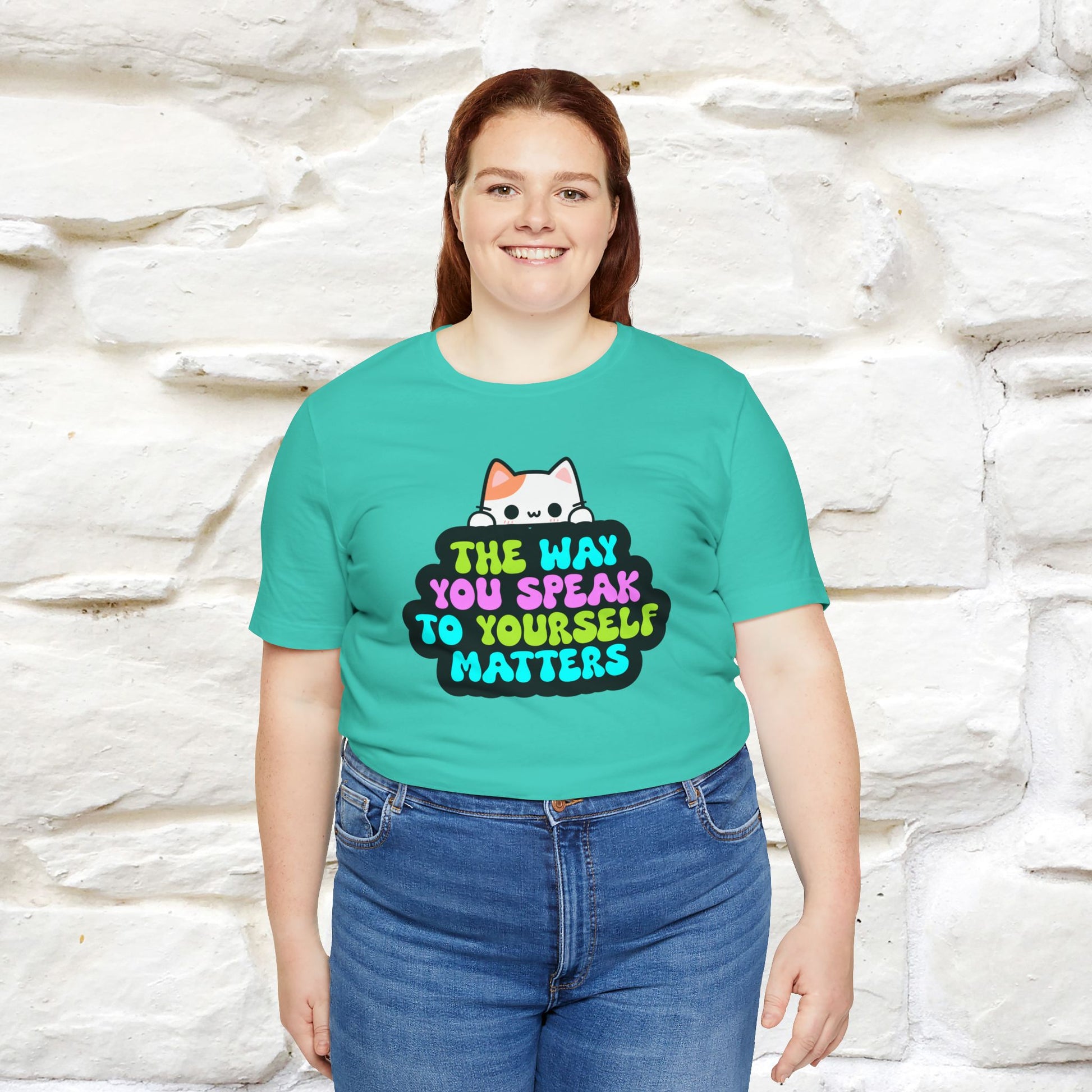 "The Way You Speak To Yourself Matters" |Cat T-Shirt | Nunu&Miao Studio - Nunu&Miao Studio