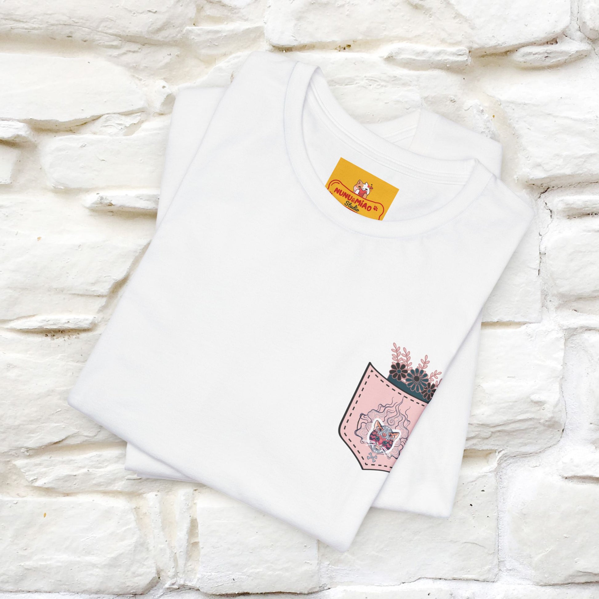 ''Air Fire Cat'' | Cat T-Shirt Front and Back Design | Nunu&Miao Studio - Nunu&Miao Studio