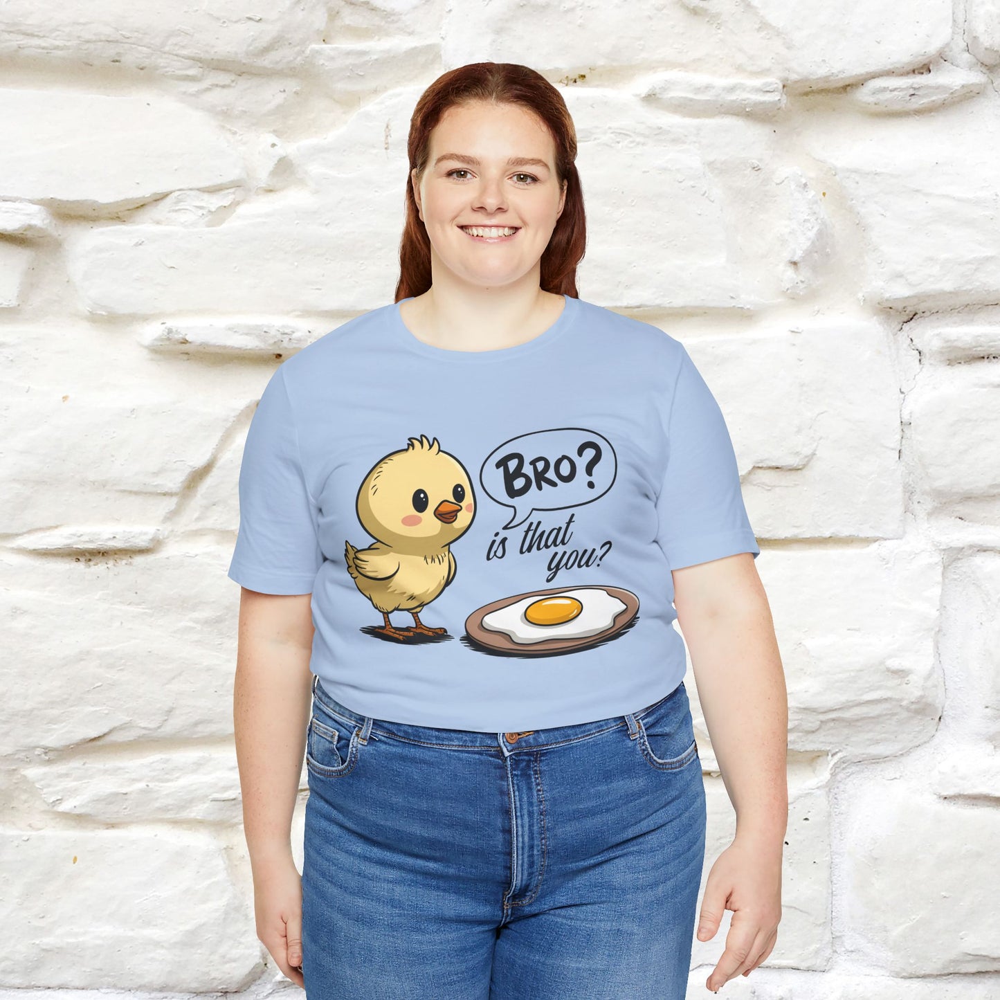 "Bro Is That You?" Funny Chicken T-shirt |Nunu&Miao Studio - Nunu&Miao Studio