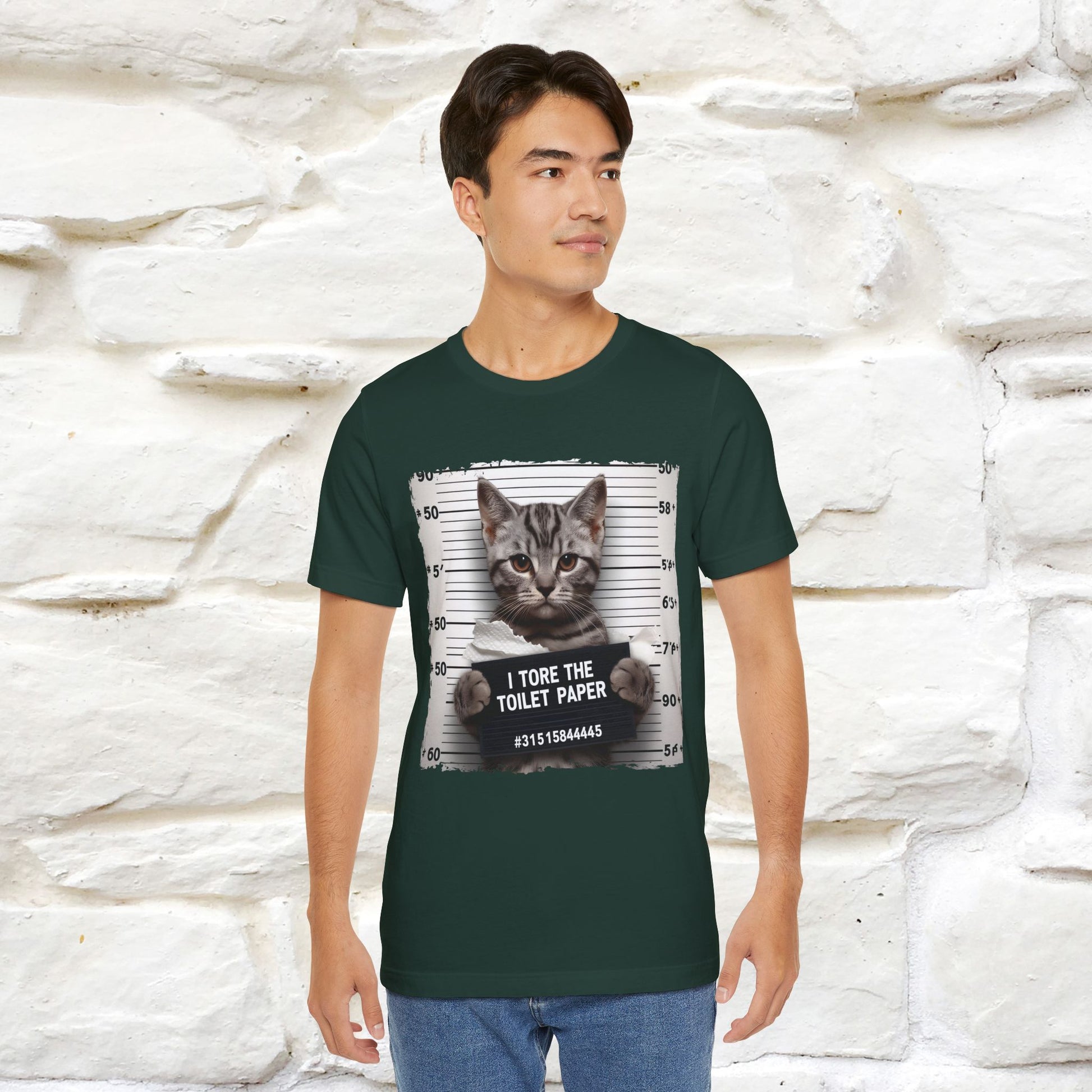 ''I Tore The Toilet Paper'' | Funny Cat T-Shirt | Nunu&Miao Studio - Nunu&Miao Studio