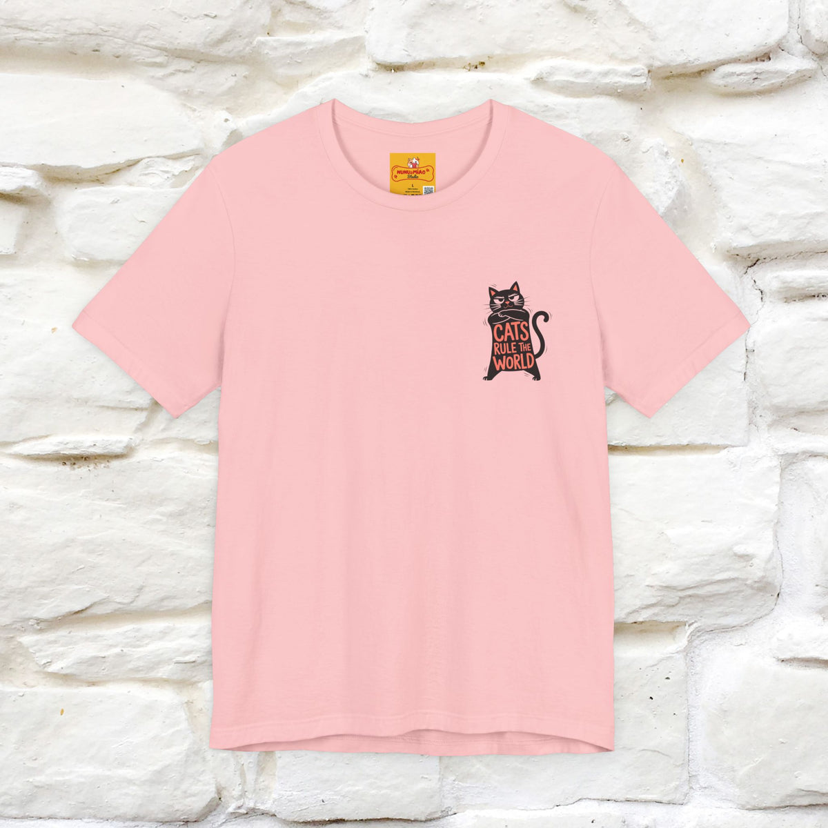 “Cats Rule The World” |Cat T-Shirt | Front & Back Design | Nunu&Miao Studio