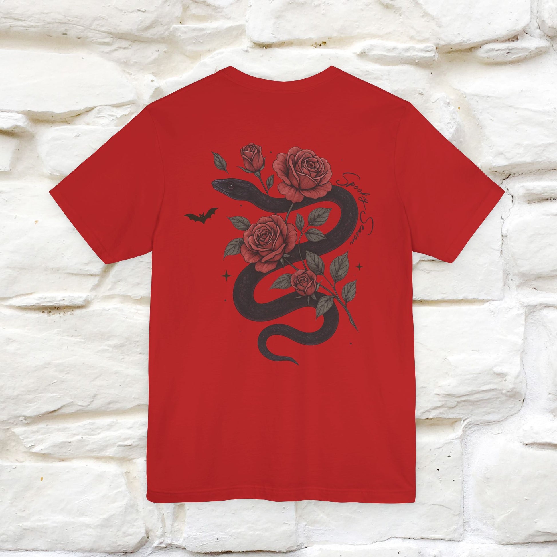 "The Rose and The Snake " Halloween T-shirt |Nunu&Miao Studio - Nunu&Miao Studio