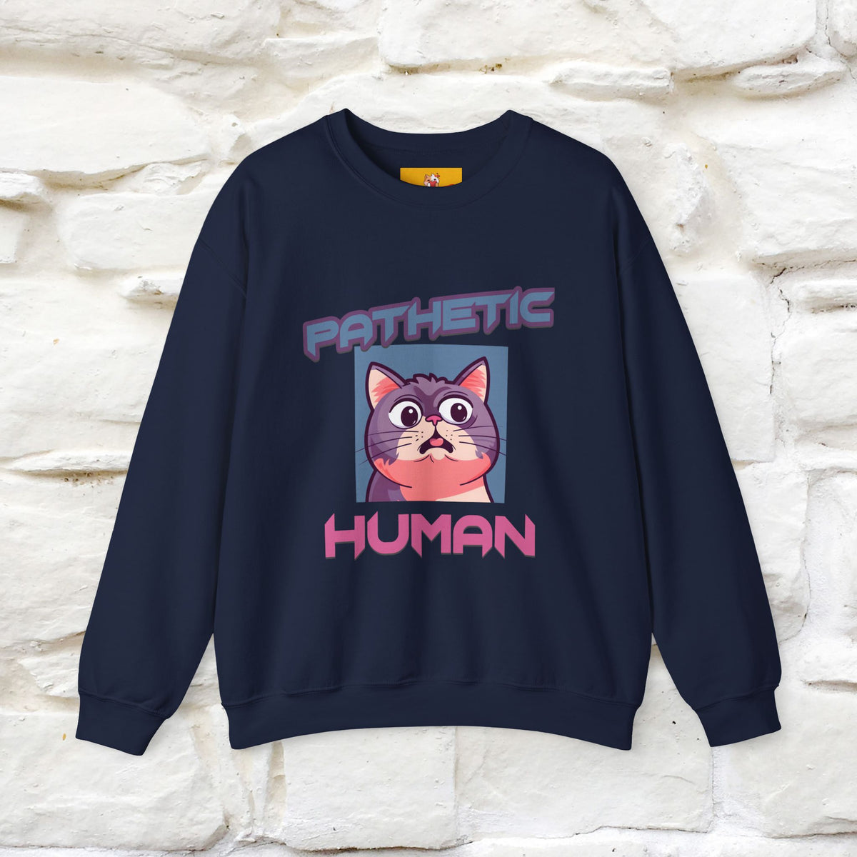 ''Pathetic Human'' |Cat Sweatshirt | Nunu&Miao Studio