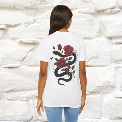 "The Rose and The Snake " Halloween T-shirt |Nunu&Miao Studio - Nunu&Miao Studio