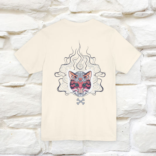 ''Air Fire Cat'' | Cat T-Shirt Front and Back Design | Nunu&Miao Studio - Nunu&Miao Studio