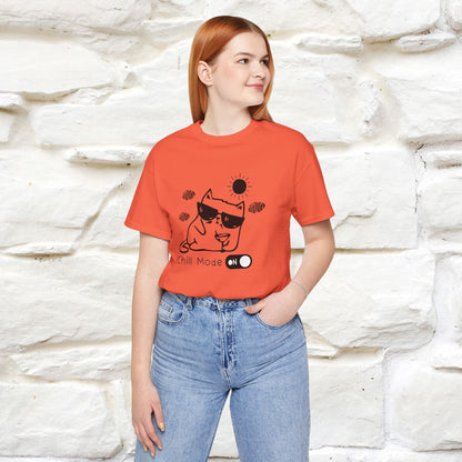 ''Chill Mode on'' Cat T-Shirt | Nunu&Miao Studio