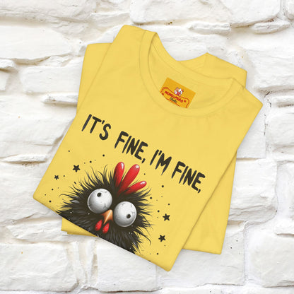 "Everything Is Fine" |Funny T-Shirt | Nunu&Miao Studio - Nunu&Miao Studio