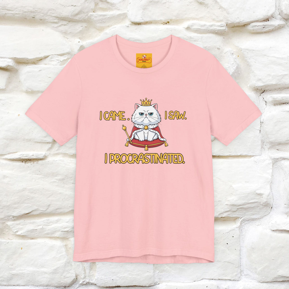 ''“I came. I saw. I procrastinated.''| Funny T-Shirt | Nunu&Miao Studio
