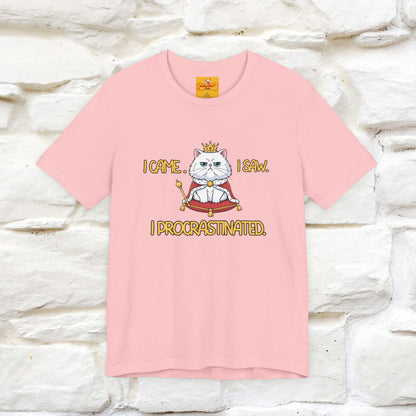 ''“I came. I saw. I procrastinated.''| Funny T-Shirt | Nunu&Miao Studio