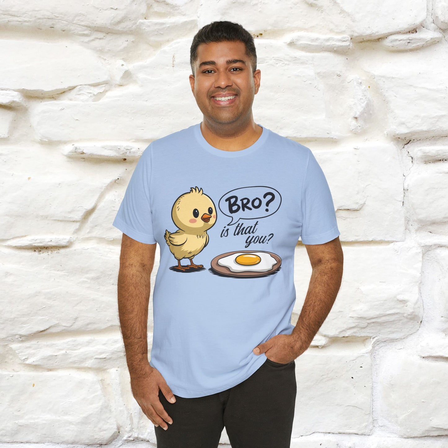 "Bro Is That You?" Funny Chicken T-shirt |Nunu&Miao Studio - Nunu&Miao Studio