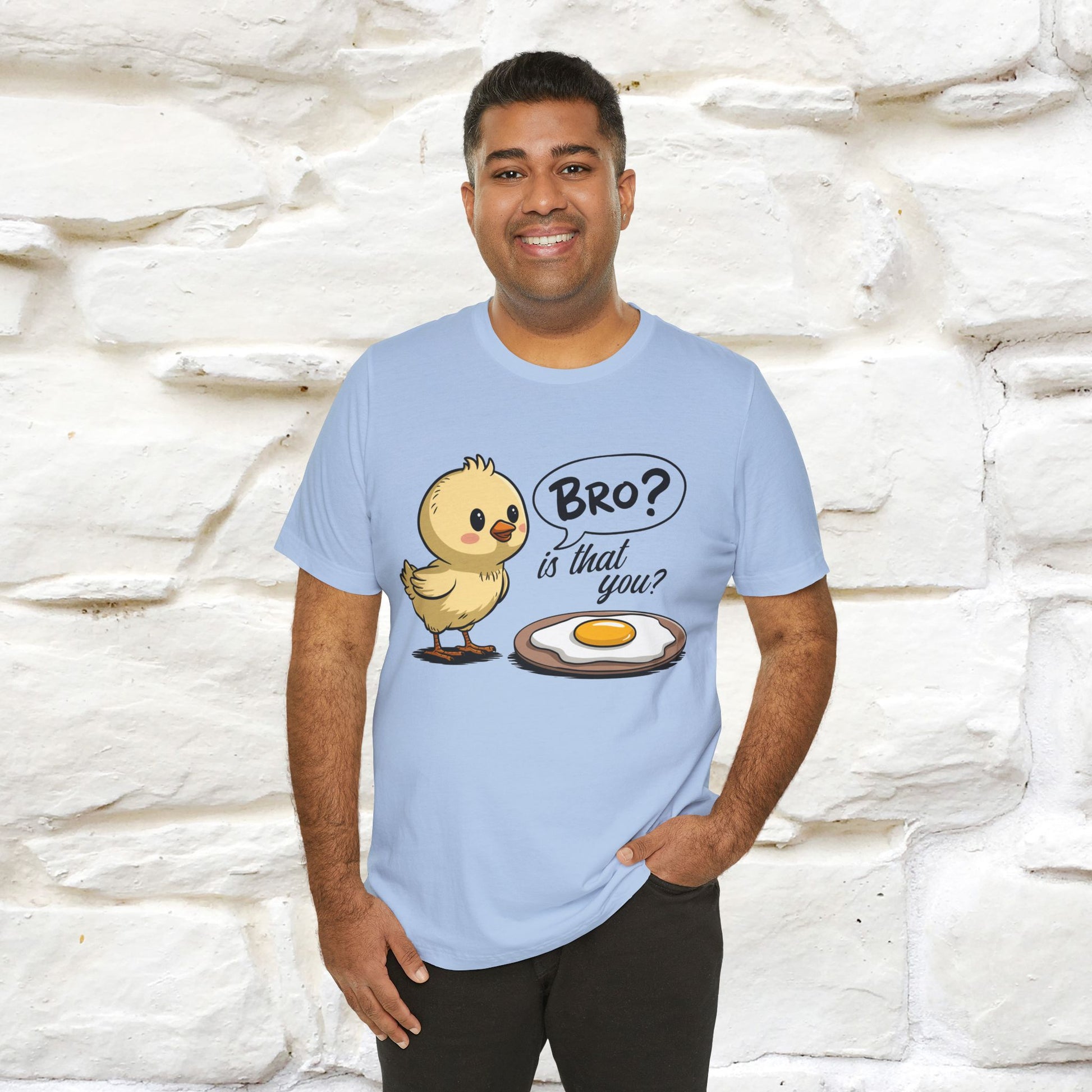 "Bro Is That You?" Funny Chicken T-shirt |Nunu&Miao Studio - Nunu&Miao Studio