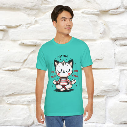 Ommm, Keep Calm | Relaxed Cat Shirt for Men & Women | 100% Cotton* - Nunu&Miao Studio