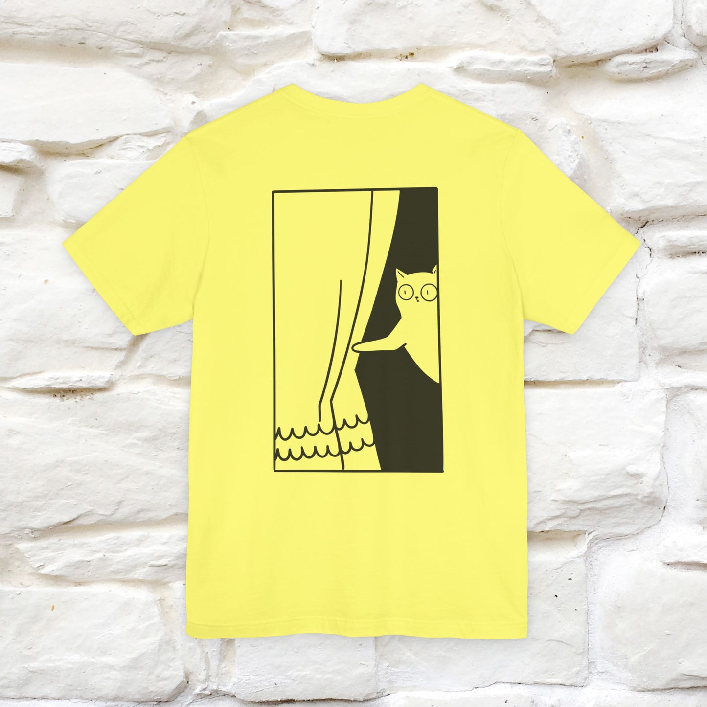 “Don’t trust atoms… they make up everything.” |  Cat T-Shirt | Front & Back Design | Nunu&Miao Studio