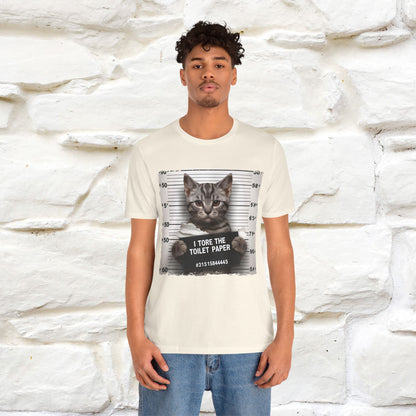 ''I Tore The Toilet Paper'' | Funny Cat T-Shirt | Nunu&Miao Studio - Nunu&Miao Studio