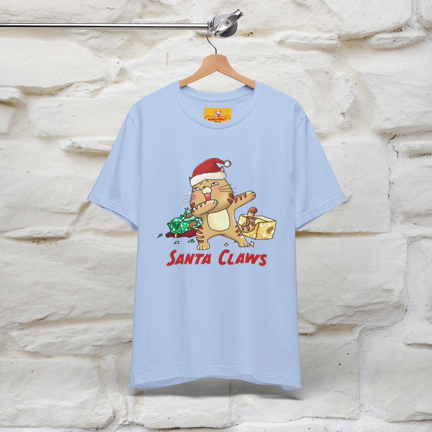 "Santa Claws" |Funny Cat T-Shirt | Nunu&Miao Studio