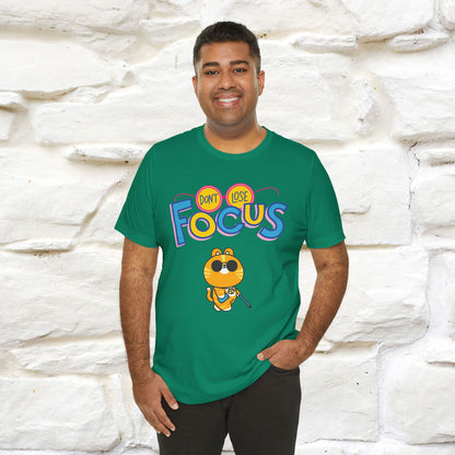 ''Don’t Lose Focus'' Cat T-Shirt | Nunu&Miao Studio - Nunu&Miao Studio