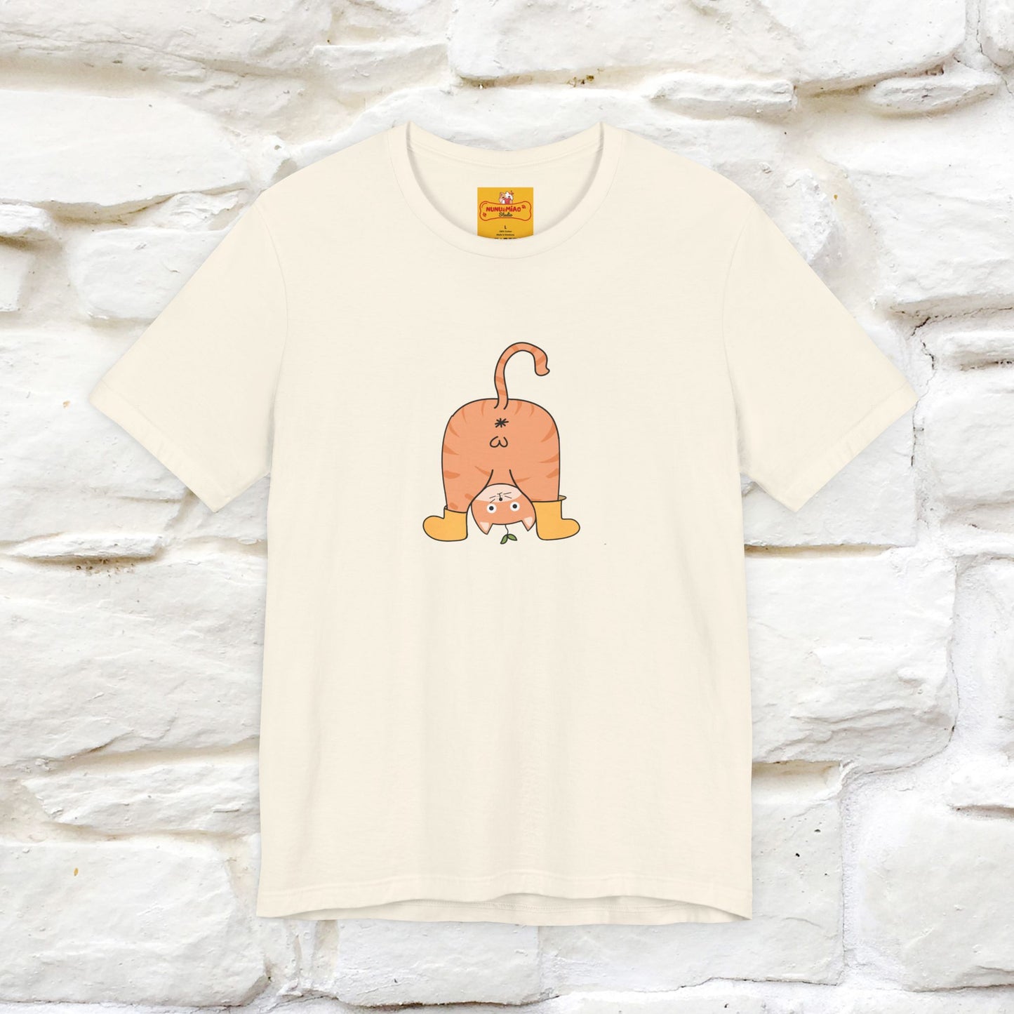 "Sometimes You Need to Look at Life from a Different Perspective" Cat T-Shirt | Front & Back Design | Nunu&Miao Studio - Nunu&Miao Studio