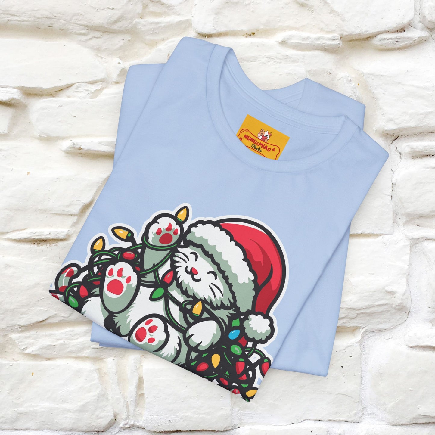 “Purr-Fectly Naughty” | Cat T-Shirt | Nunu&Miao Studio