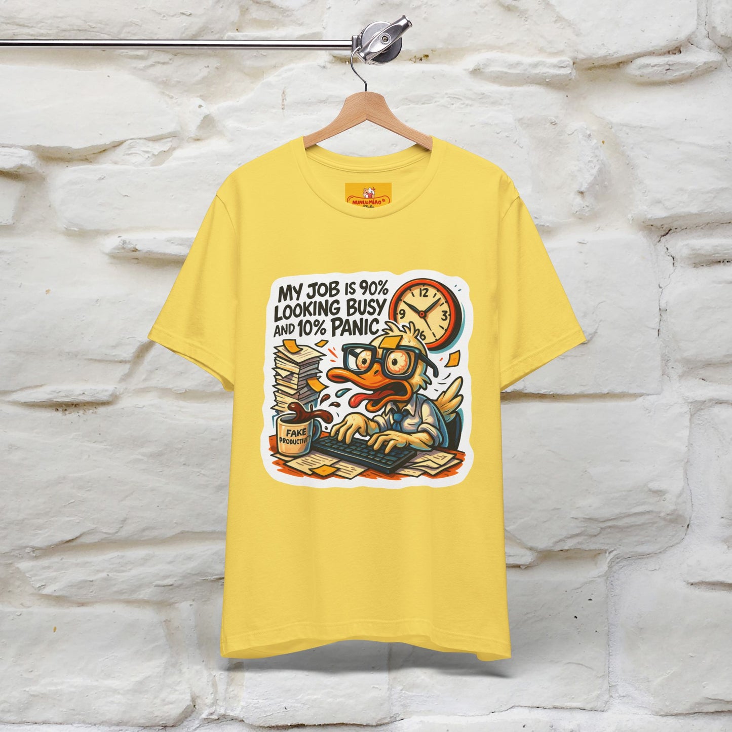 '' My Job is 90% Looking Busy ... |  Sarcastic T-Shirt | Nunu&Miao Studio