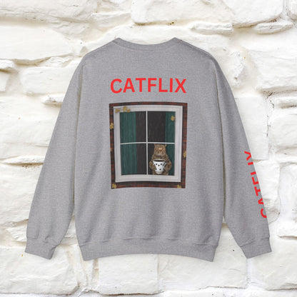 "Catflix'' |Cat Sweatshirt | Nunu&Miao Studio