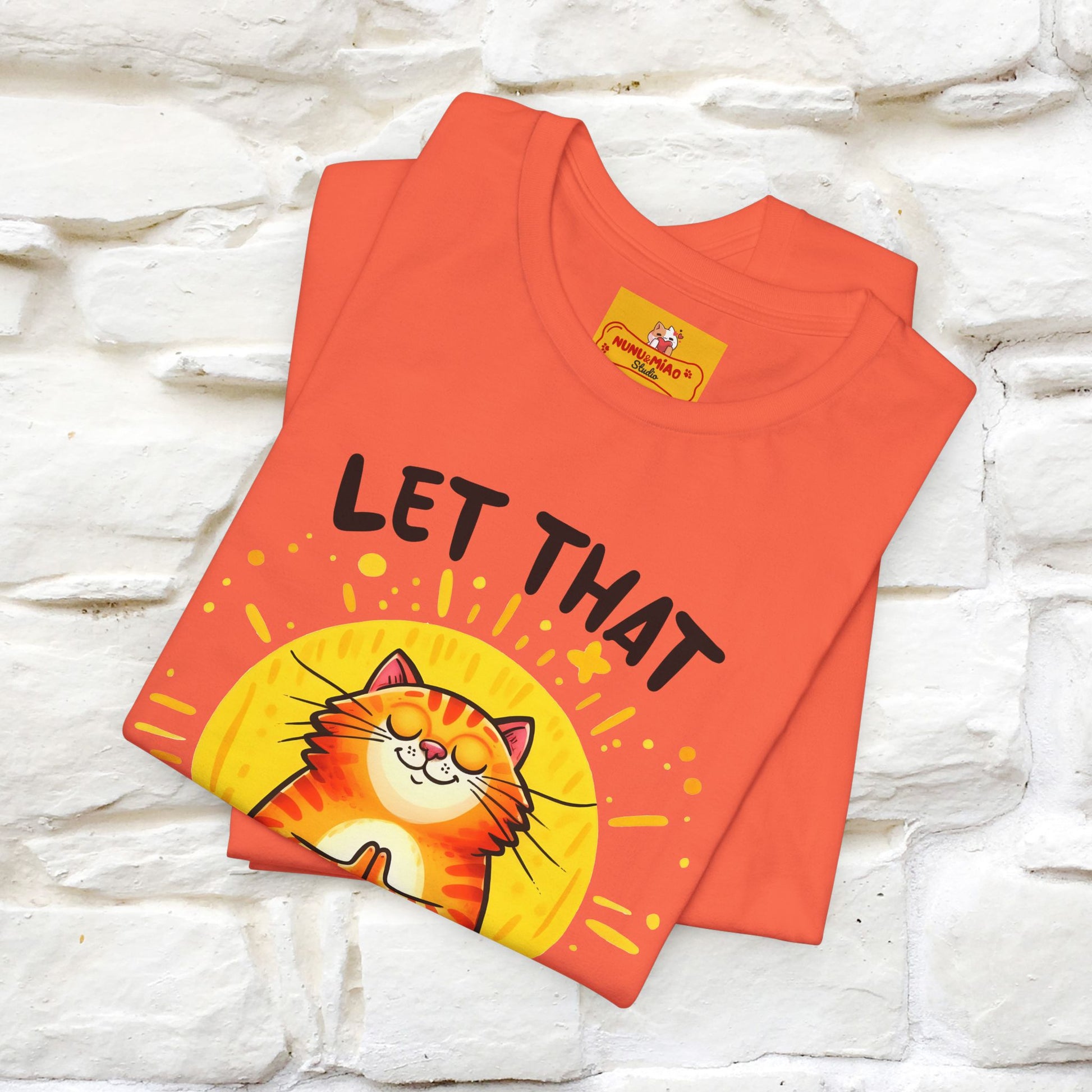 "Let That Sh*t Go" Cat T-shirt |Nunu&Miao Studio - Nunu&Miao Studio