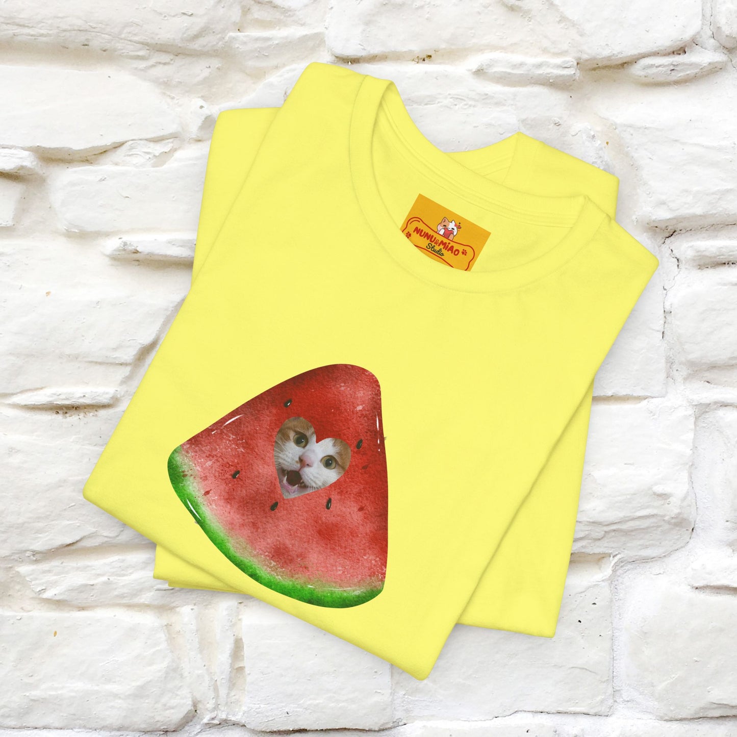 "Free Palestine" Cat T-shirt | Front & Back Design |Nunu&Miao Studio - Nunu&Miao Studio