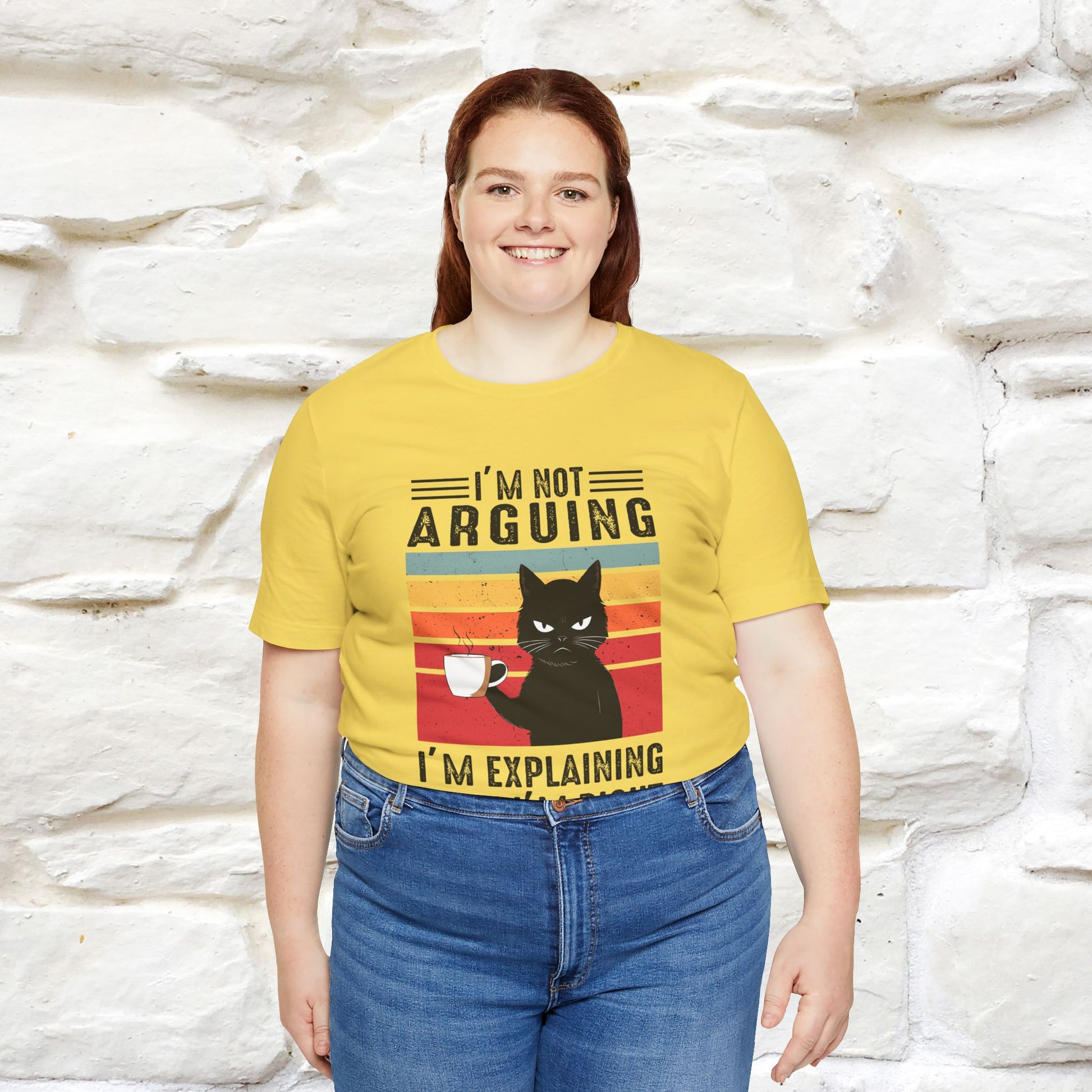 I’m Not Arguing, I’m Explaining Why I’m Right Cat T-Shirt  Nunu&Miao Studio - Nunu&Miao Studio
