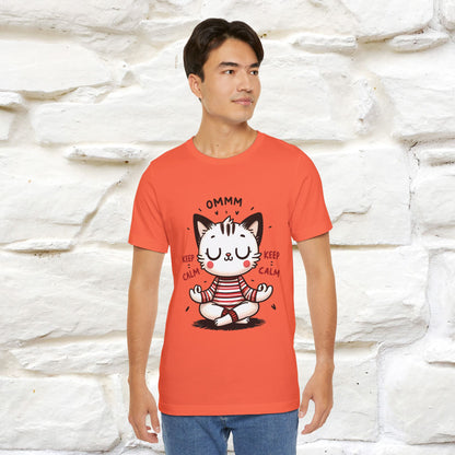 Ommm, Keep Calm | Relaxed Cat Shirt for Men & Women | 100% Cotton* - Nunu&Miao Studio